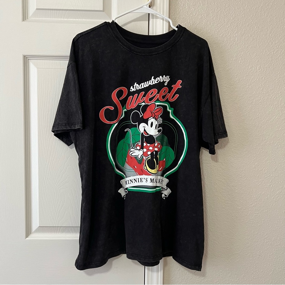 Disney Minnie Mouse Women’s Retro Acid Washed T-Shirt NWOT - XXL
